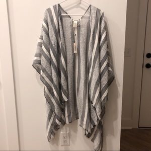 Max Studio Striped Kimono